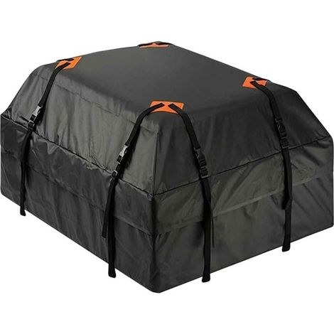 Bolsa portaequipajes grande para coche de 425 litros, impermeable, suave y plegable, para SUV y sedanes - 112 x 87 x 44 cm (420D)