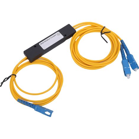 Câble répartiteur de fibre optique monomode 1 vers 2 G657A1 SC FC LC ST 1310-1550 nm (1/5)
