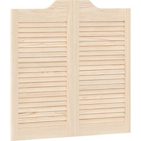 vidaXL  Swing Doors  Natural 80 x 40 cm Solid Pine Wood