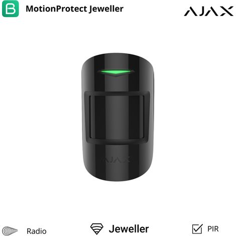 38194 - Jeweller - MotionProtect - Detector de movimiento inalámbrico, ignora a las mascotas - color black - Ajax seguridad inalámbrica