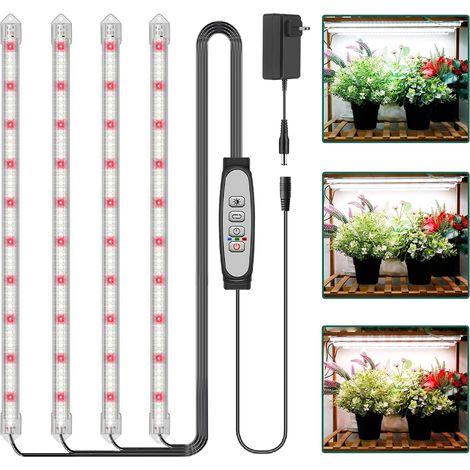 4 Bar Horticultural Lamp, Full Spectrum for Indoor Plants (1/5)