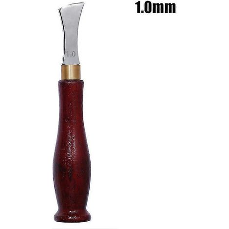 Outil de marquage des bords de cuir en acier inoxydable pour rainurer les bords (1/1/1/2/2,5 mm).