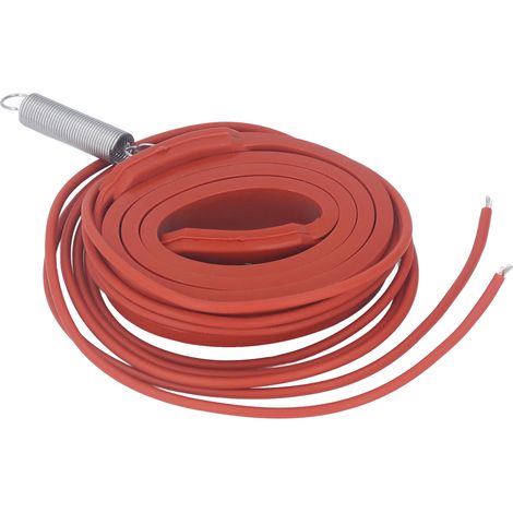 Câble chauffant antigel pour tuyaux d'eau, 40 W, 220 V CA, pour pompe submersible à moteur, longueur 530 mm (1/5)