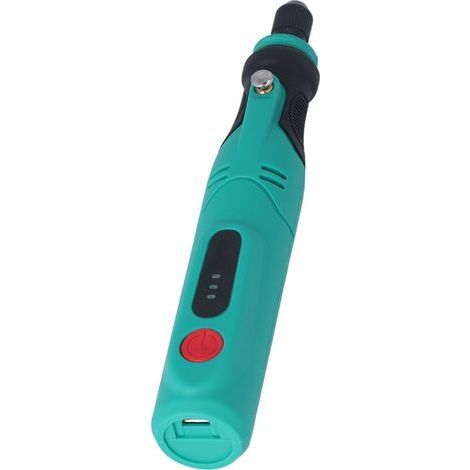 40-teiliges Zubehörset für Mini-Elektroschleifer, 3,6 V, kabellos, USB-aufladbar, 3 variable Geschwindigkeiten zum Schleifen und Polieren (1/5)