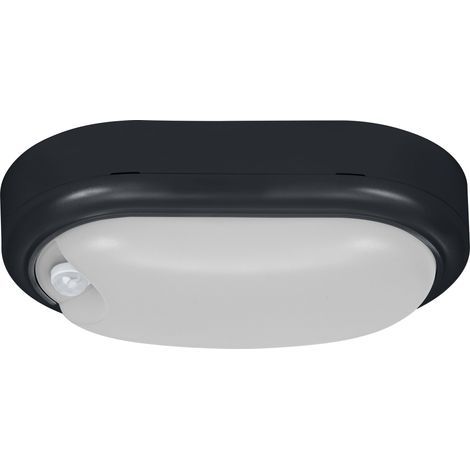 OSRAM Lampe de plafond noire, 3000 K / 4000 K / 6500 K, blanc chaud, 1200 lm, 15 W, polycarbonate (PC), durée de vie de 25 000 h, 220-240 V (1/4)