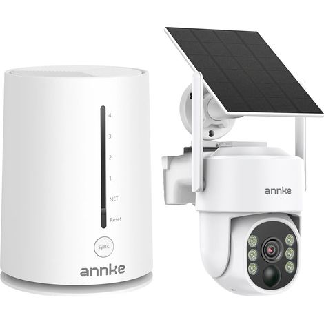 Sistema di videosorveglianza, risoluzione 4MP, alimentazione solare, 1 telecamera, senza slot per scheda TF-C, senza connettore USB. (1/2)