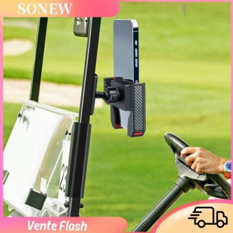 Support Téléphone Magnétique - 360° Réglable - Pour Gym Et Vélo - Compatible Smartphones 4.5 À 7 Pouces - Rouge (1/5)