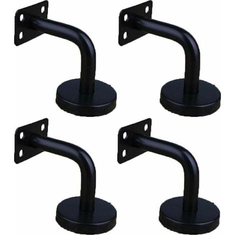 4 Pièces Acier Inoxydable Supports de Main Courante pour Fixation Murale Supports de Rail d'escalier pour Rampe Escalier Support Mural de Garde-Corps,de (1/2)