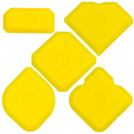 5-teiliges Set zum Glätten von Fugen, Schaber für Silikon- und Acrylfugen