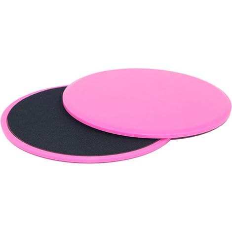 Disques de glisse pour tapis et parquet - Disques de glisse double face pour le renforcement des abdominaux - Puissants et portables - Pour hommes et femmes, à utiliser à domicile ou en salle de sport (1/5)