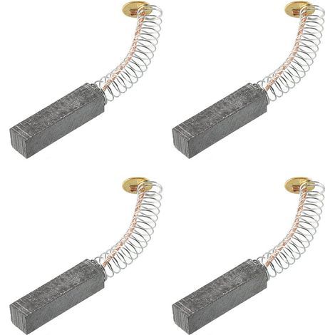 Carbon Brushes 20x5x5mm for Electric Motors Power Tool Angle Grinder Table Saw Replacement Repair Part 4 Pack 20x5x5mm pour Électrique Moteurs Alimentation Outil Meuleuse Angulaire Table Scie Rechang (1/5)