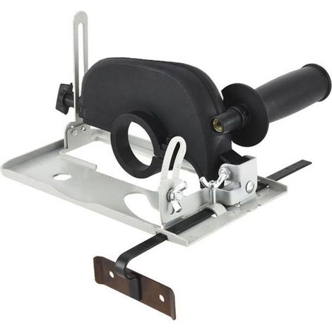 Winkelschleiferständer aus Gusseisen zum Selbstbauen, verstellbarer Winkelschleiferständer mit Staubschutzhaube für 100 mm, 115 mm und 125 mm Winkel, einstellbarer Winkel von 0 bis 45° (1/5)