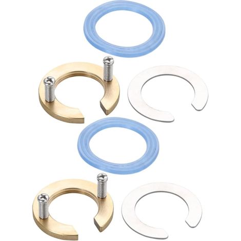 Écrous Anti-desserrage Robinet Cuisine Métalliques et Silicone (1/5)