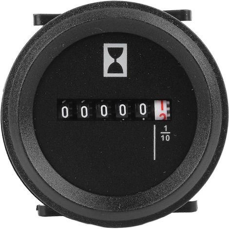 Compteur horaire de 52 mm pour une surveillance précise du temps dans les excavatrices et les tracteurs [jkw] (1/5)