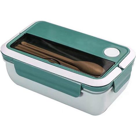 Große Lunchbox für Schüler, koreanische Lunchbox, grüne Lunchbox