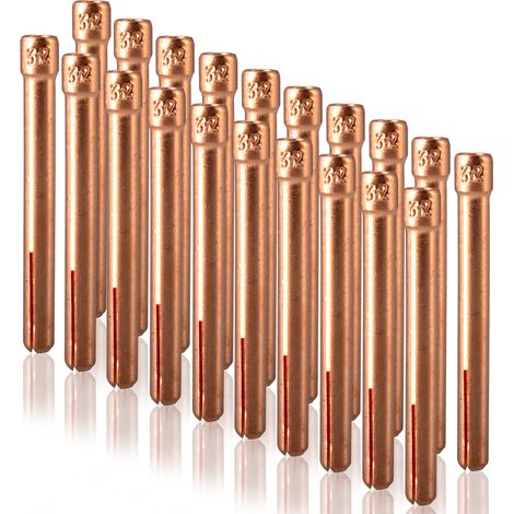 STAHLWERK Jeu de 20 douilles de serrage 3,2 mm WP SR Binzel 17 18 26 (1/2)