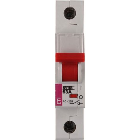 Interruptor-seccionador modular 63A 1P 230/400V SV 163 002423114