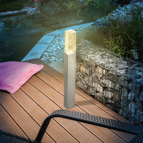 esotec Solar Standleuchte Bubble Tower 63 cm aus Edelstahl wetterfest 102556 (1/5)