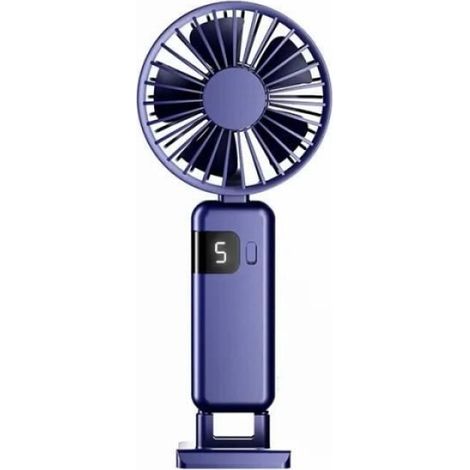 Climatiseur électrique portable - Blue - Ventilateur USB - 5 vitesses - Rechargeable - 2000mAh