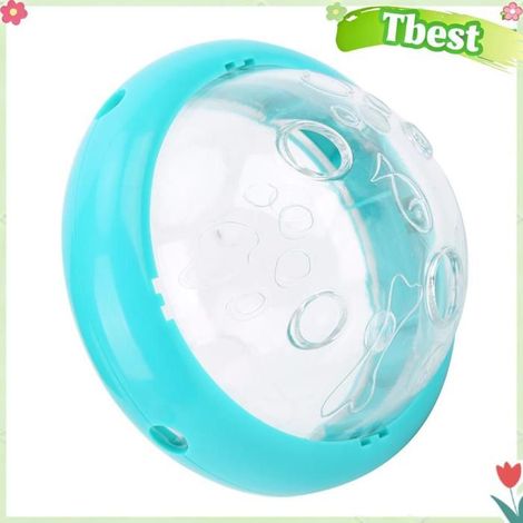 Jouet distributeur de nourriture (puzzle) - TBEST - OVNI-Bleu Paon - Plastique non toxique - Anti-morsure - Ralentit l'alimentation (1/5)