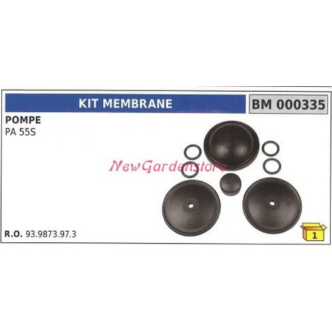 UNIVERSAL-Membransatz für Bertolini-Pumpe PA 55S 000335 93.9873.97.3