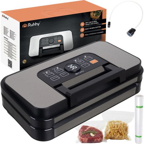Vakuumiergerat 125 w doppelpumpe integrierter cutter 95 kpa (1/5)