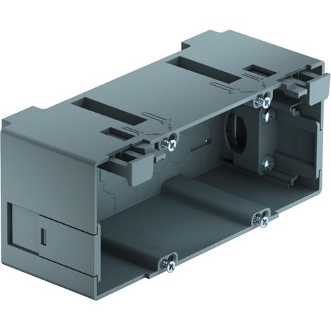 Rehau SIGNA Geräteeinbaudose CEE-/2-fach, grau BRK GD 2CEE gr (1/2)