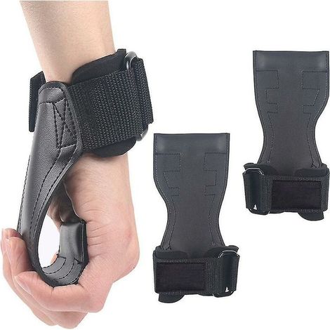 Weight Lifting Hooks Heavy Duty Lifting Wrist Straps For Pull Ups Deadlift Straps (1/2)
