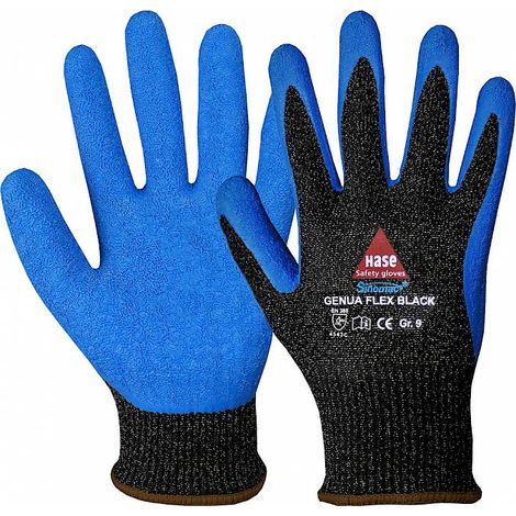 Hase GENUA FLEX BLACK, Montagehandschuh schnittfest, Größe 6 10 Stk (1/2)