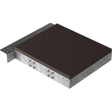 Dolle Zwischenpodest für Gardentop 100x88cm inkl. 3 Stufenauflagen in TRIMAX® Dunkelbraun