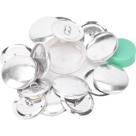 Machine à fabriquer des boutons pour loisirs créatifs, machine à presser les boutons, base de bouton pour sac en tissu, kit d'outils simple pour machine à presser les boutons, fournitures de couture e (1/4)