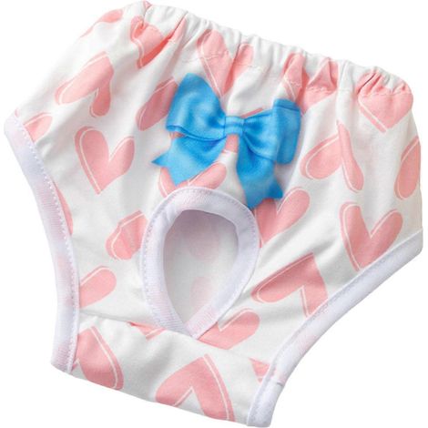 Couche-culotte respirante pour chienne, culotte, short réutilisable, couche menstruelle lavable pour incontinence, taille S (1/4)