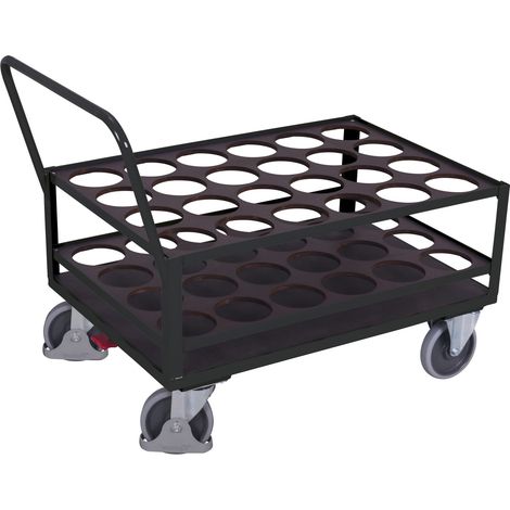 VarioFit Stahlflaschenwagen RAL 7016 (1/4)