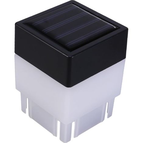 4pièces Lampes Solaires De Jardin Étanches Pour Clôtures Lampes De Couloir (1/5)