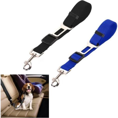 Ceinture De Sécurité pour Chien,Ceinture Chien Voiture Réglable, Universel Ceinture Securite Chien Voiture,Ceinture de sécurité pour (1/4)