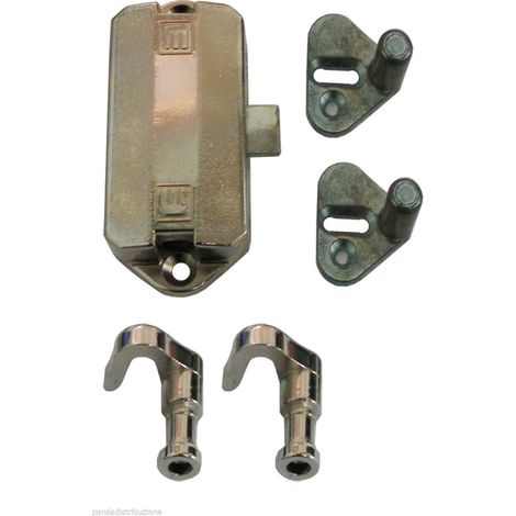 Serrature / Serratura a spagnoletta in acciaio con set completo mm. 25 Mobila