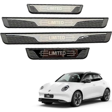 Plaque de seuil de porte pour Ora Extended Range 2024 2025 Accessoires auto Panneaux de protection Protection anti-éraflures 4 pièces ( ) (1/5)