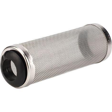 Protector de filtro de acuario negro fabricado en acero inoxidable 304, 16 mm de diámetro – antiobstrucción y seguro para los camarones (1/5)