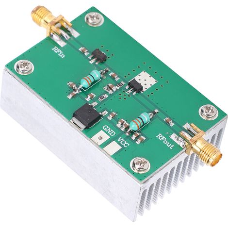 Module amplificateur RF pour signaux radio FM à large bande, compatible avec les récepteurs HF, VHF et UHF de 1 à 512 MHz. (1/5)