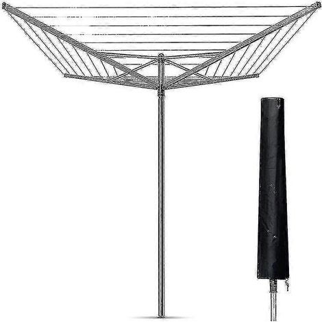 Housse de protection pour étendoir à linge extérieur, protection contre le vent et la poussière, pour parasol et séchoir à linge (1/4)