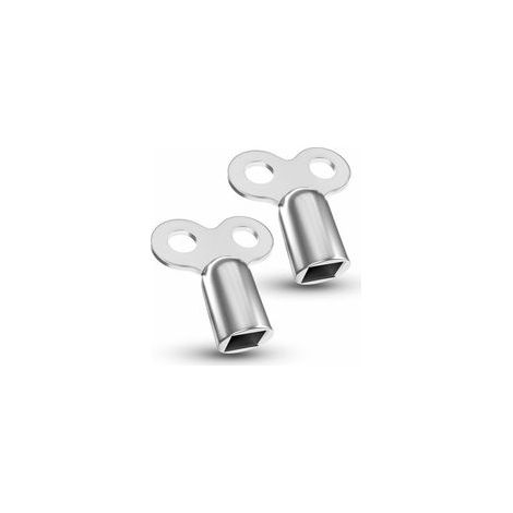 Lot de 2 Clés de purge pour Radiateur, pour tous les radiateurs,5mm (1/5)
