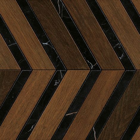 Carrelage effet Parquet Bois Chêne Cuir Chevron Pointe de Hongrie 29,4x28,7x0,95 cm Mat Lorenta - Sol et mur intérieur (vendu par carton de 0,506 m²) - RO'MA CARRELAGE