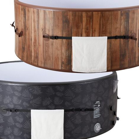 AREBOS Simple Porte Serviettes Essuie Main Rack pour Spa Piscine Spa Accessoires (1/5)