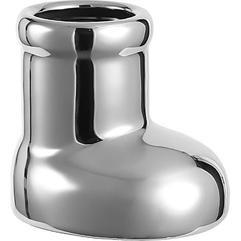 Vase en céramique Bottes rouges Décoration de Noël Design créatif argenté Petit format (1/5)
