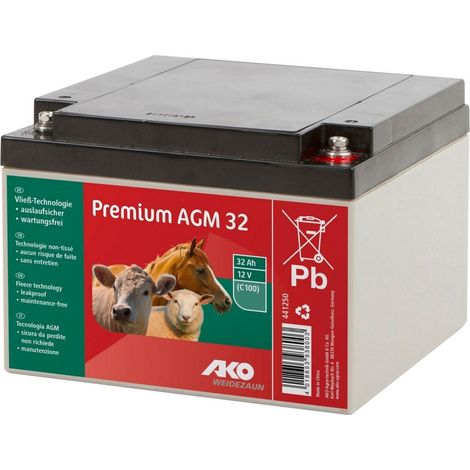  Premium AGM Vließ-Akku 32 Ah