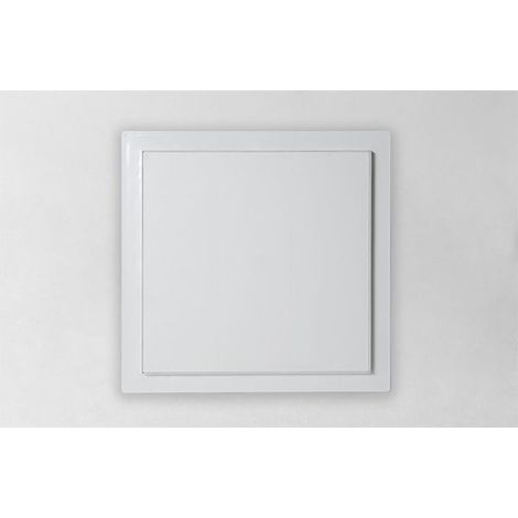 BOTOLA DI ISPEZIONE IN ABS 30x30CM COLORE BIANCO - TELAIO IN ABS MOD.FEROX (1/3)