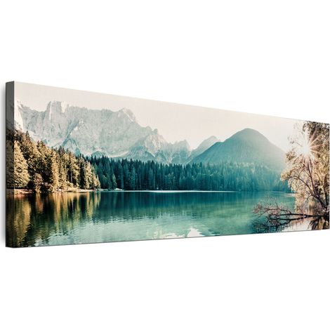 Quadro su tela italiana 90 x 60 cm - stile classico - natura Quadro su tela italiana 120 x 80 cm - stile classico - natura (1/5)