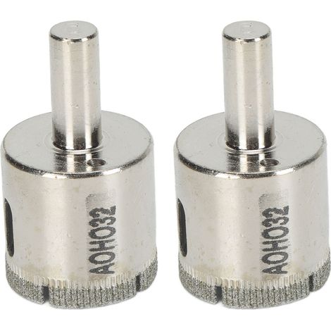 Stück Diamantbohrer mit hohem Drehmoment für Glas, Marmor und Keramik, 32 mm Rundschaft