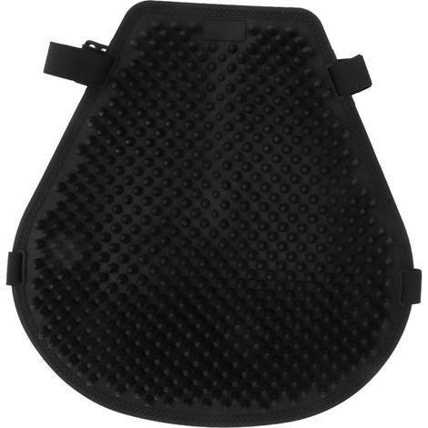 Selle gel moto refroidissante absorption des chocs réduction pression universelle noir (1/5)