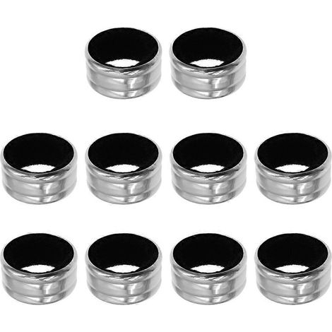 10 Stück Tropfstoppringe für Rotweinflaschen aus Edelstahl – auslaufsicher und überlaufsicher – Barzubehör-4.00X4.00X2.00CM (1/4)